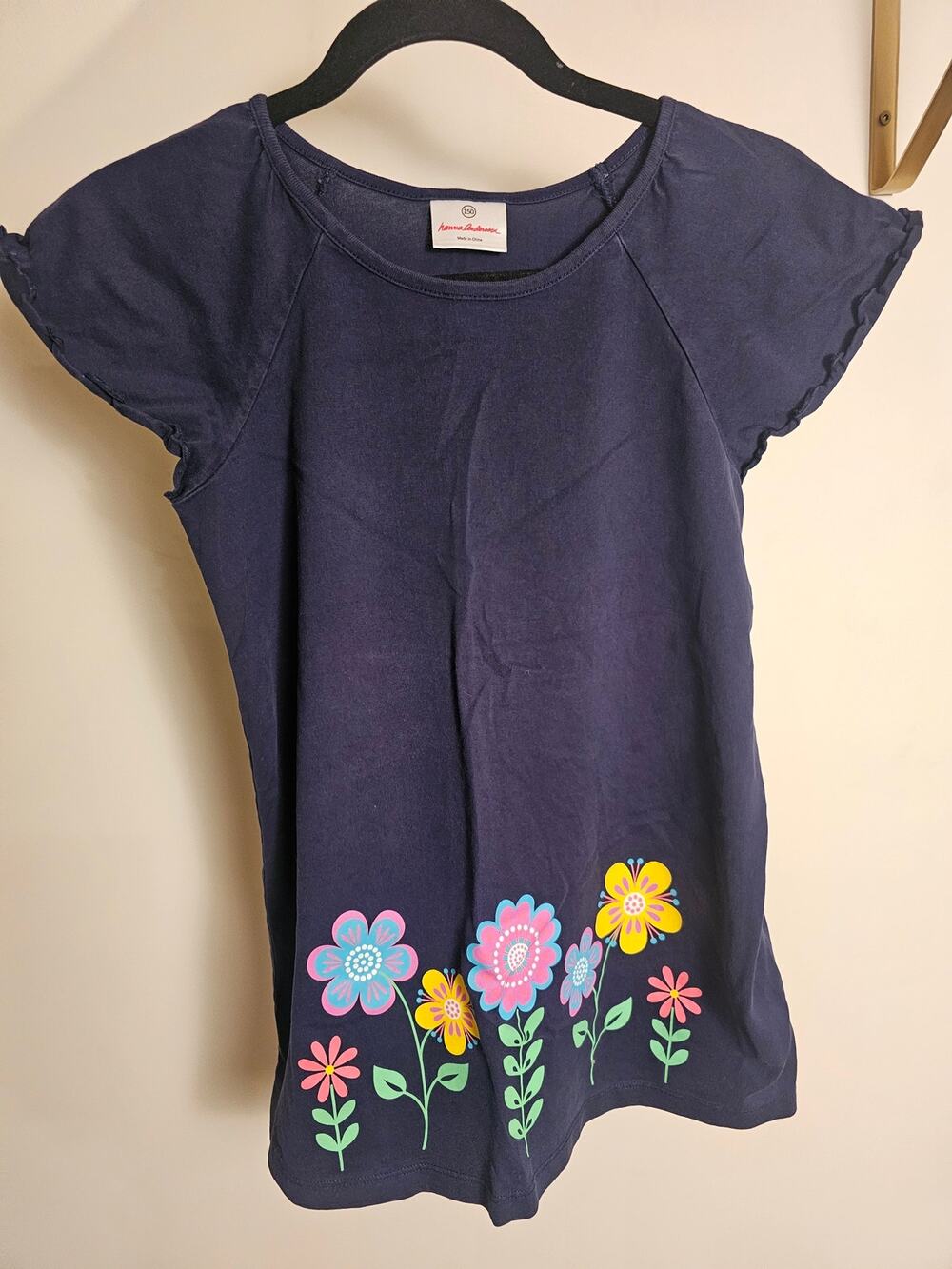 Hanna Andersson 100% Cotton Floral Shirt